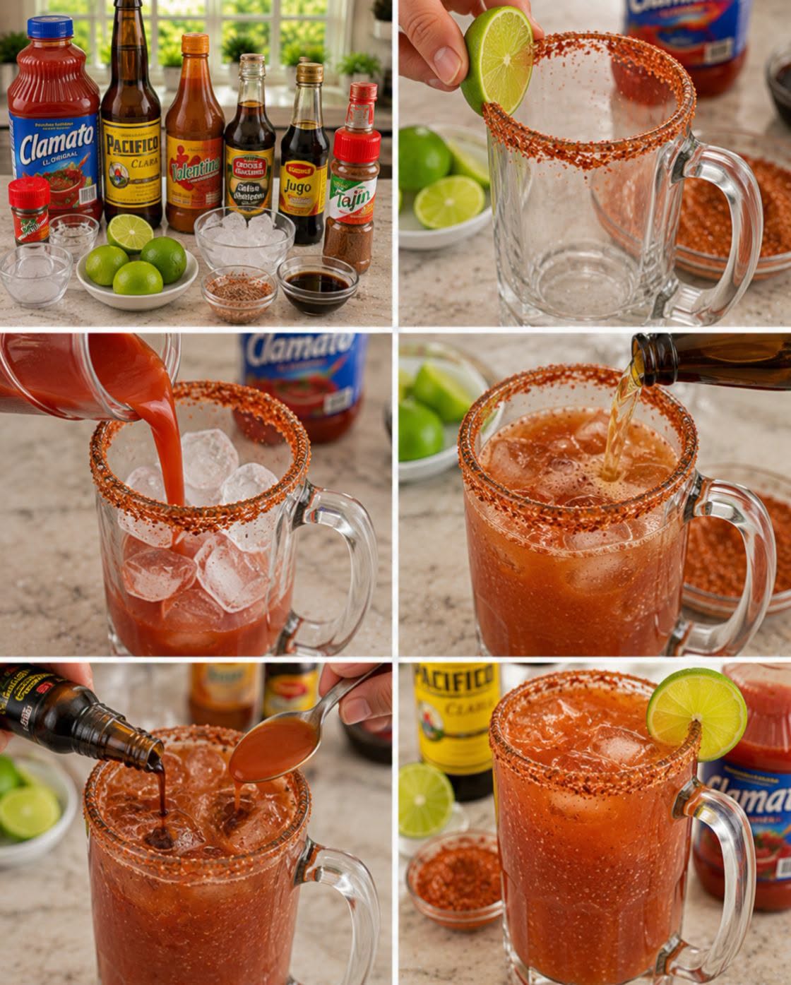 🍺🍤🌶️ MICHELADA PREPARADA ESTILO SINALOA