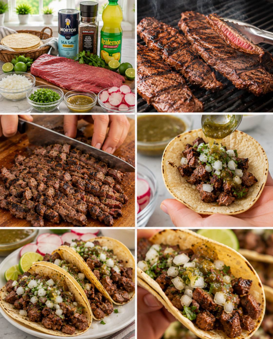 🥩🌮🔥 TACOS DE CARNE ASADA ESTILO TAQUERÍA