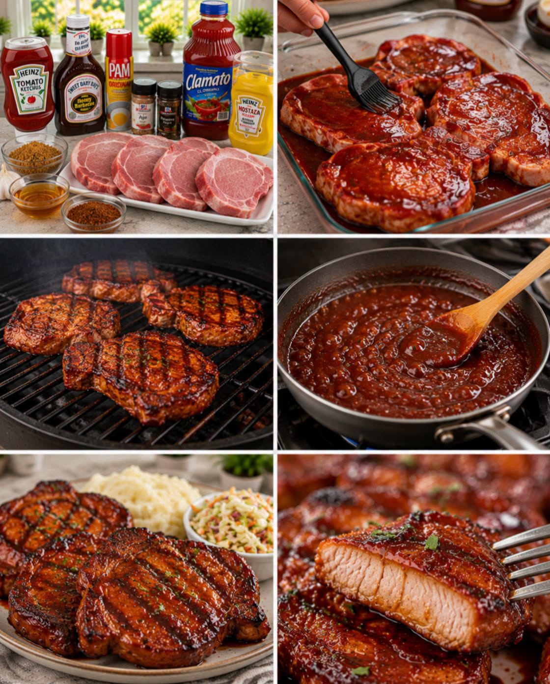 🥩🔥🍖 CHULETAS DE CERDO BBQ AHUMADAS