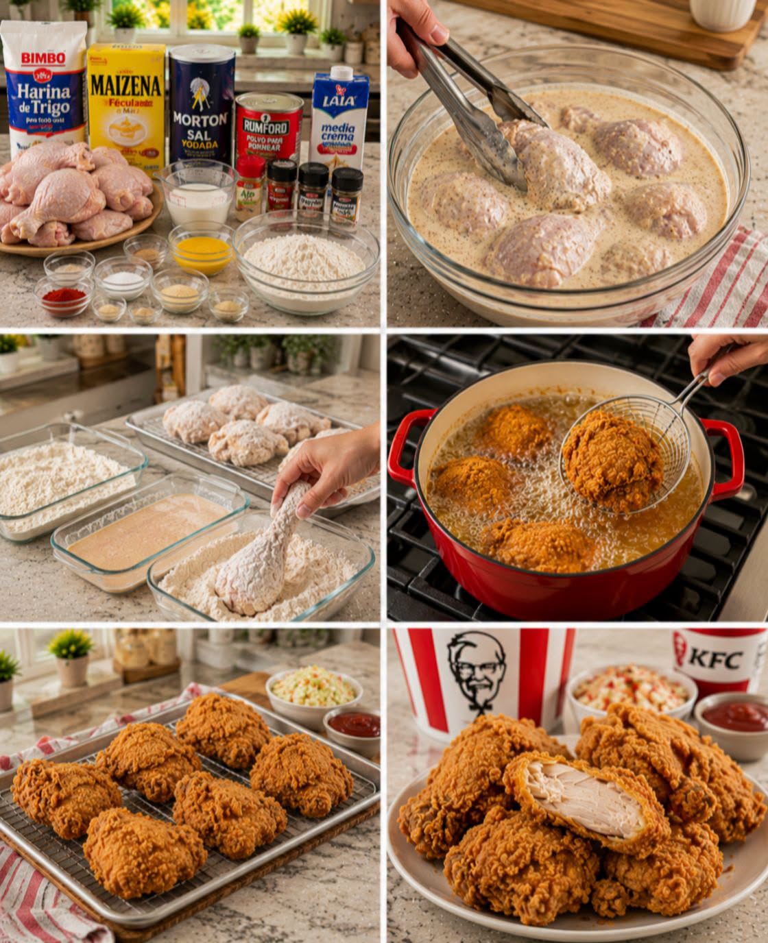 🍗🔥✨ POLLO FRITO ESPECIAL SÚPER CRUJIENTE