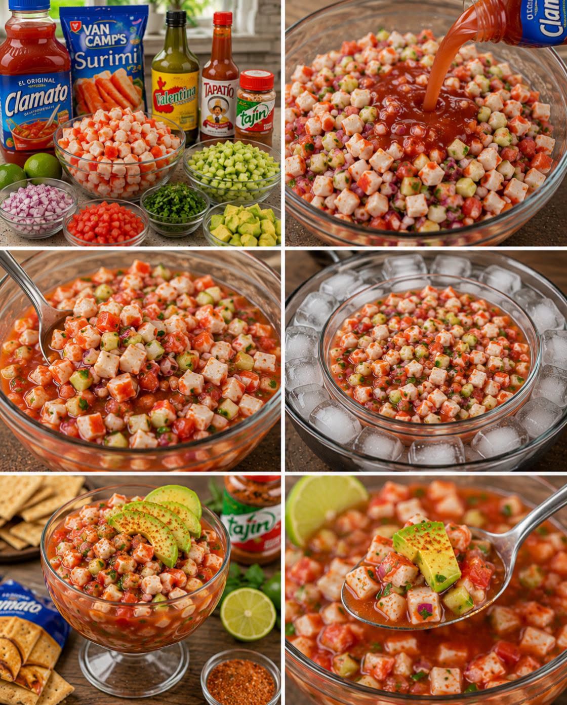 🦀🥒🍋 CEVICHE DE SURIMI BIEN FRÍO