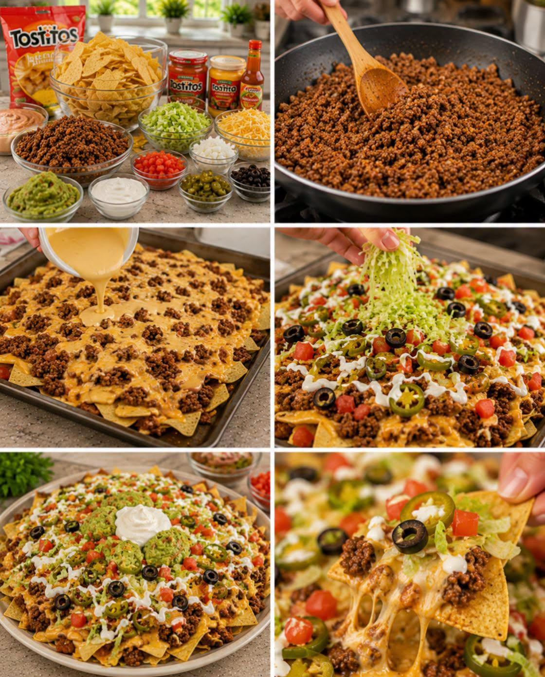 🧀🌮🥩 NACHOS SUPREMOS CON CARNE