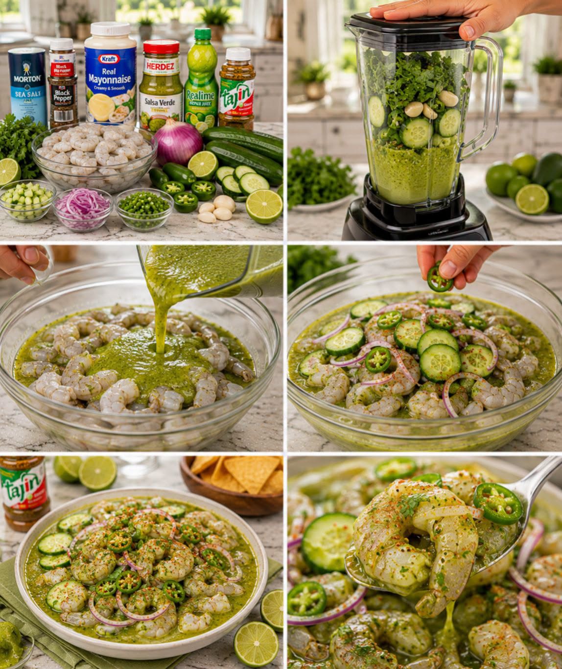🦐🥒🌶️ AGUACHILE VERDE DE CAMARÓN