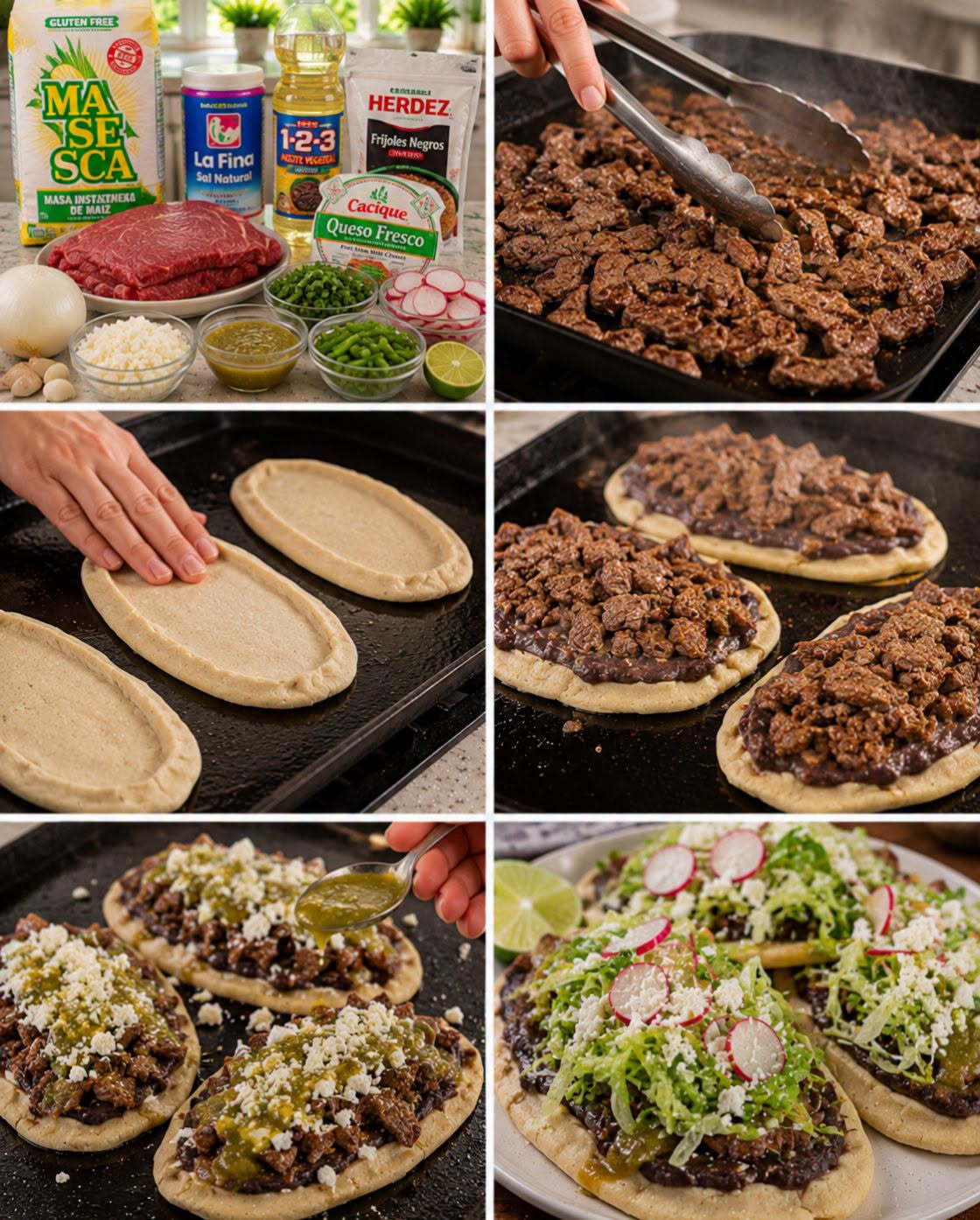 🌮🥩✨ HUARACHES DE BISTEC