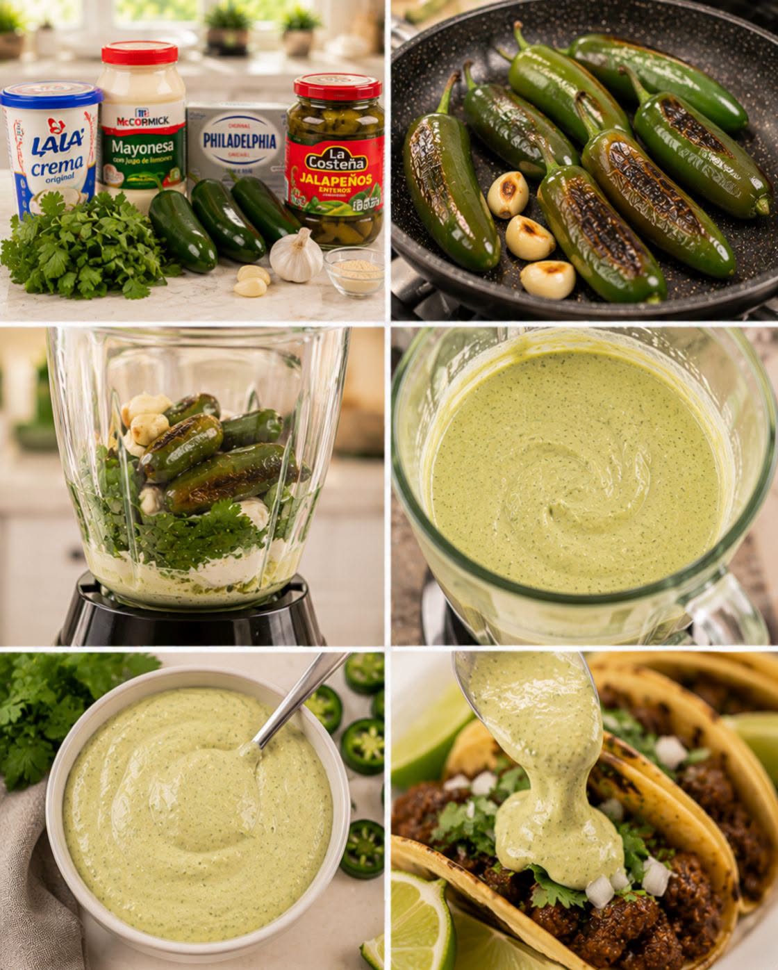 🌶️🥛✨ SALSA CREMOSA DE JALAPEÑO
