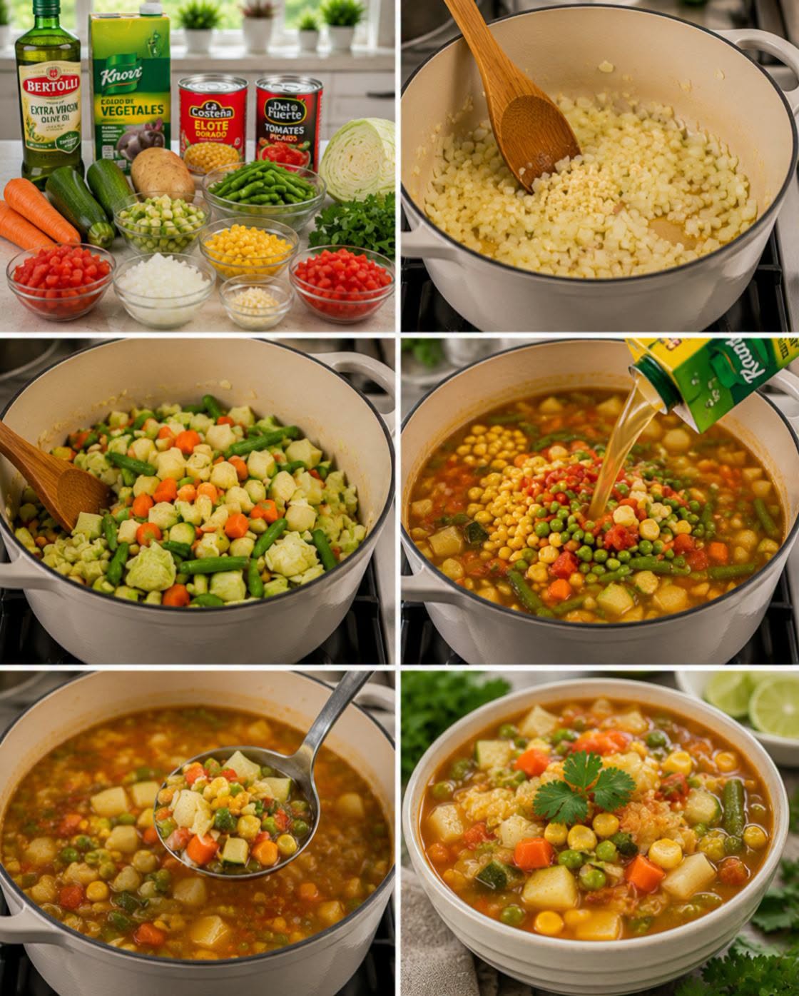 🥕🥔🍲✨ SOPA DE VERDURAS CASERA