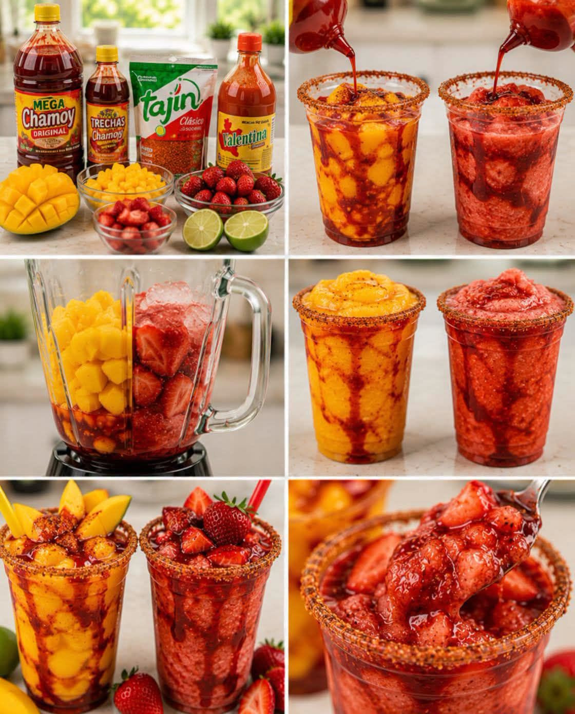 🥭🍓🌶️✨ MANGONADA Y FRESADA CON CHAMOY