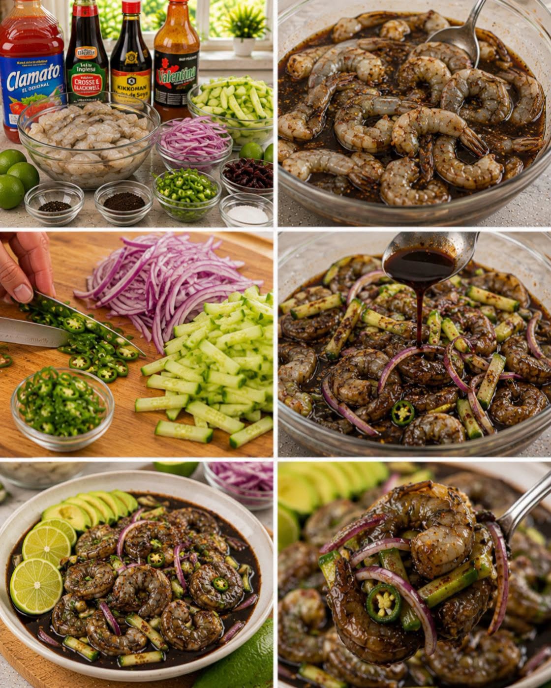 🌑🍤🌶️✨ AGUACHILE NEGRO ESTILO SINALOA