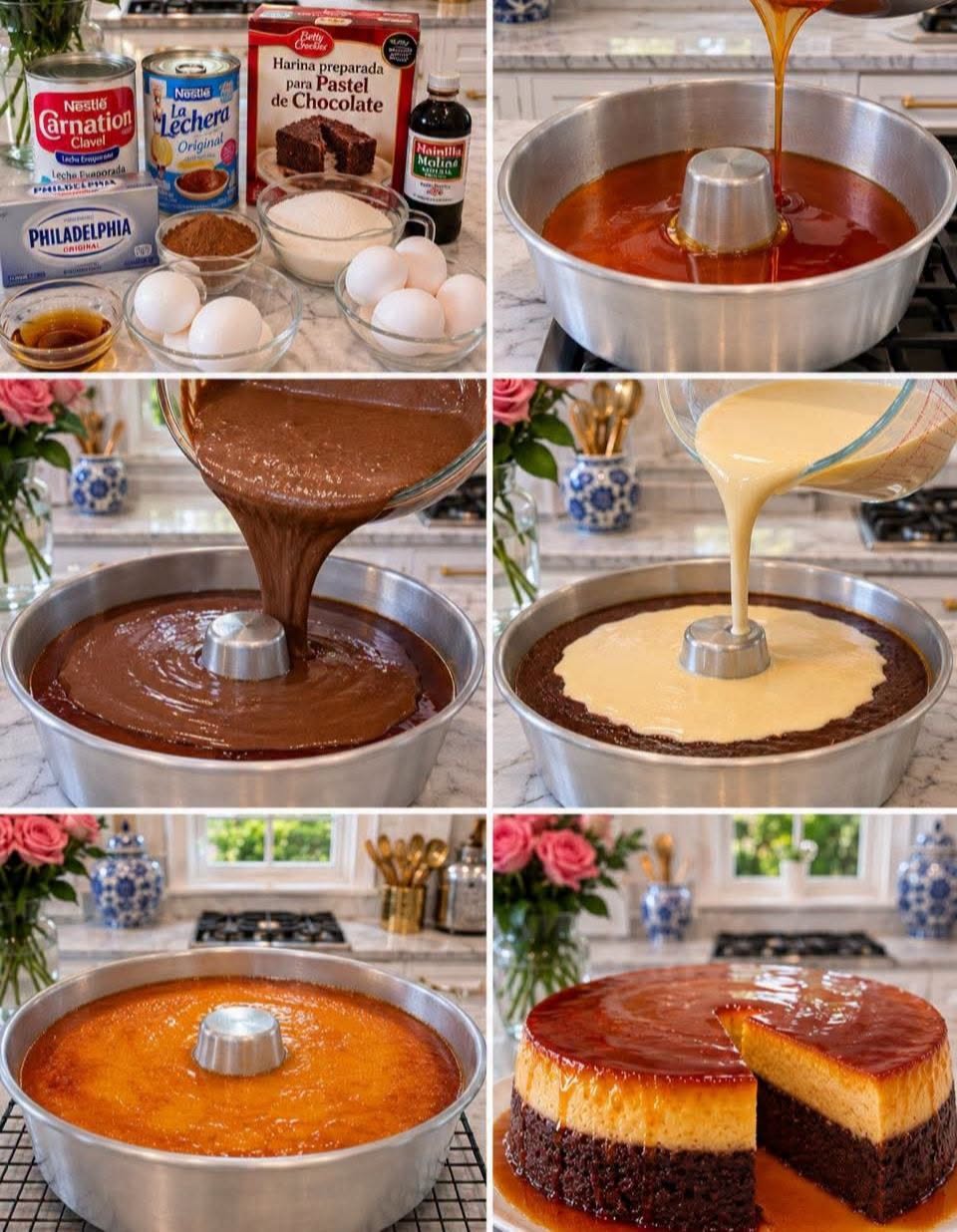 🍮🍫✨ PASTEL IMPOSIBLE DE CHOCOLATE (CHOCOFLAN)