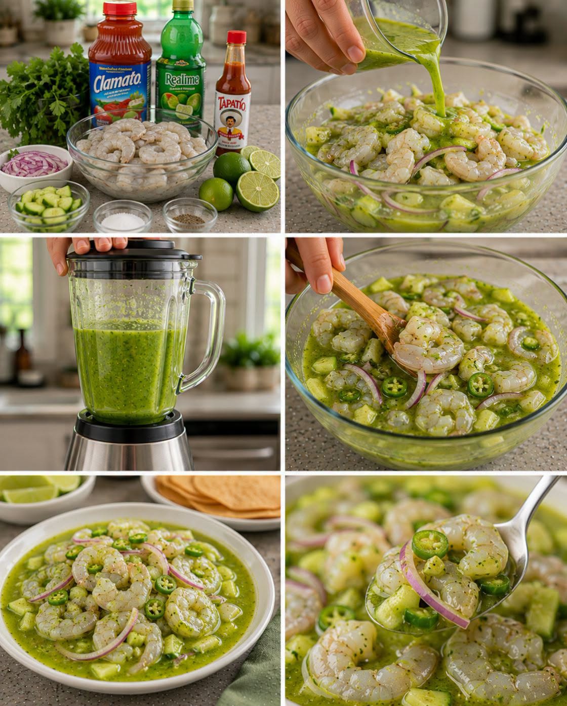🍤🥒🌶️ AGUACHILE VERDE DE CAMARÓN ESTILO SINALOA