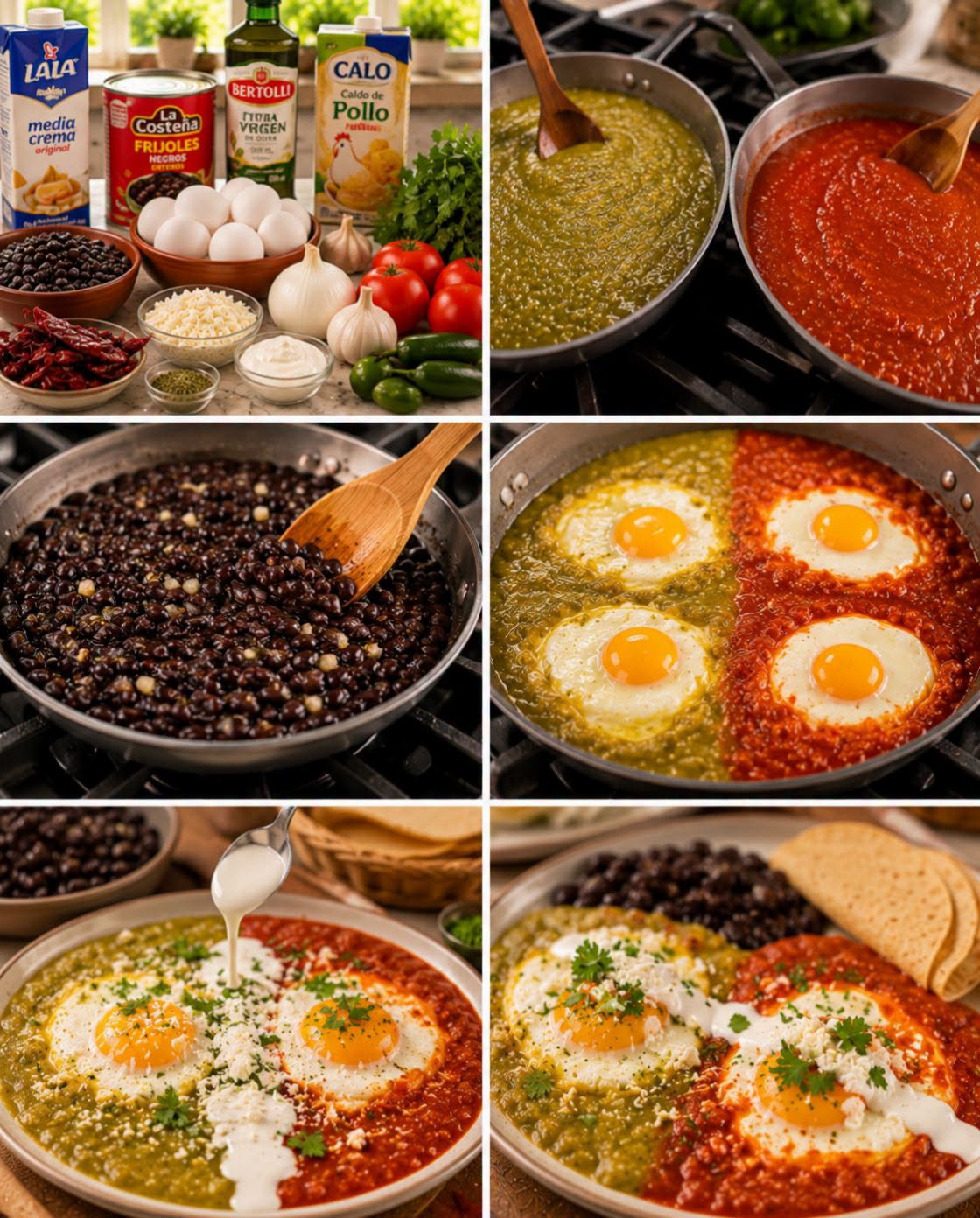 🍳🌶️🫘✨ HUEVOS DIVORCIADOS