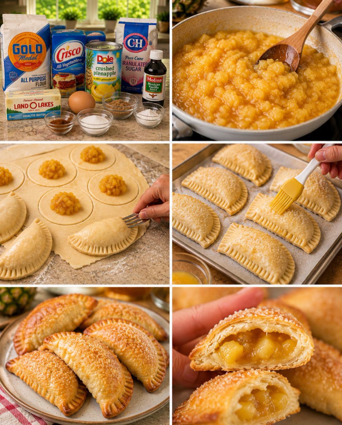 🍍🥟✨ EMPANADAS DE PIÑA CASERAS
