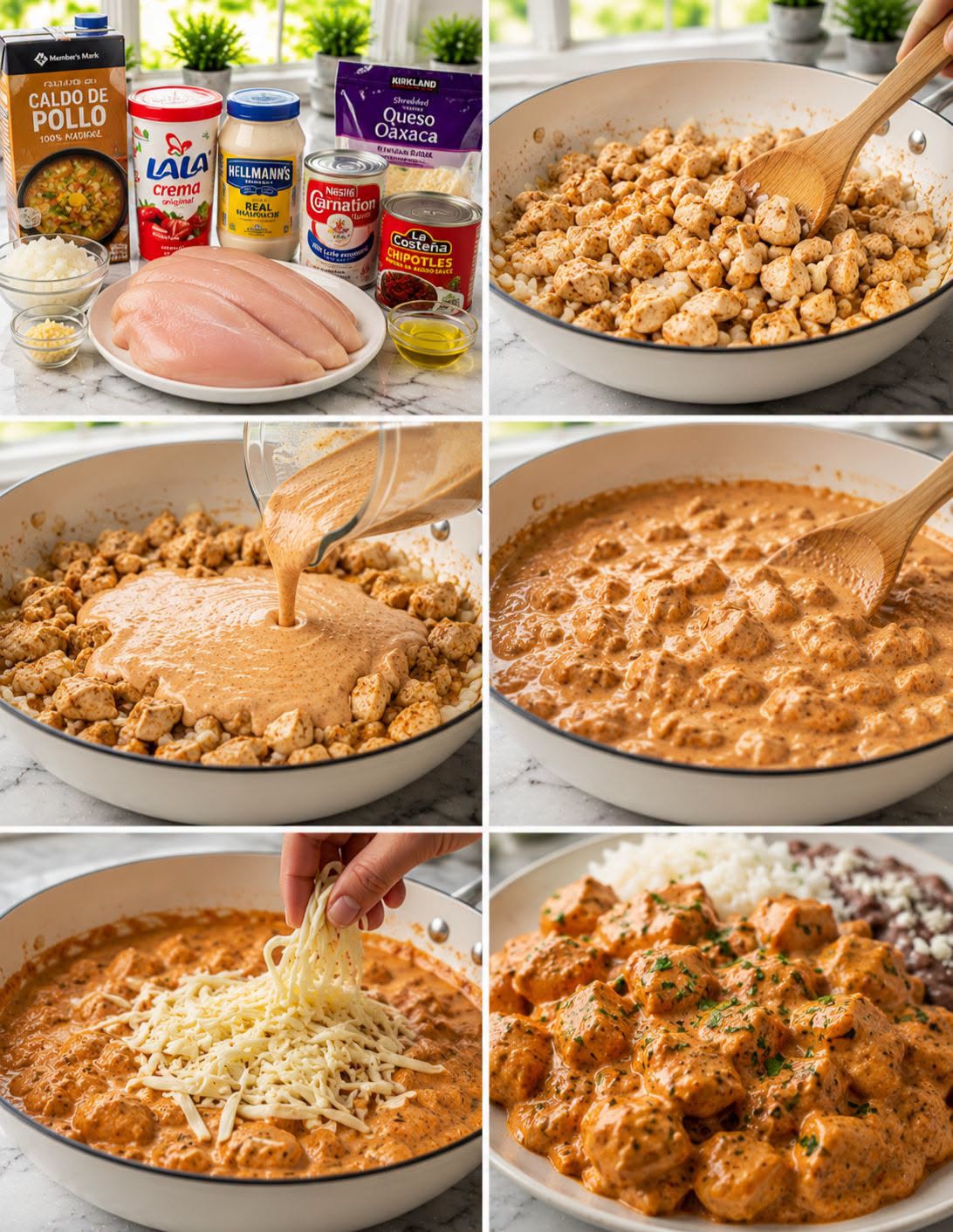 🍗🌶️✨ POLLO CREMOSO AL CHIPOTLE