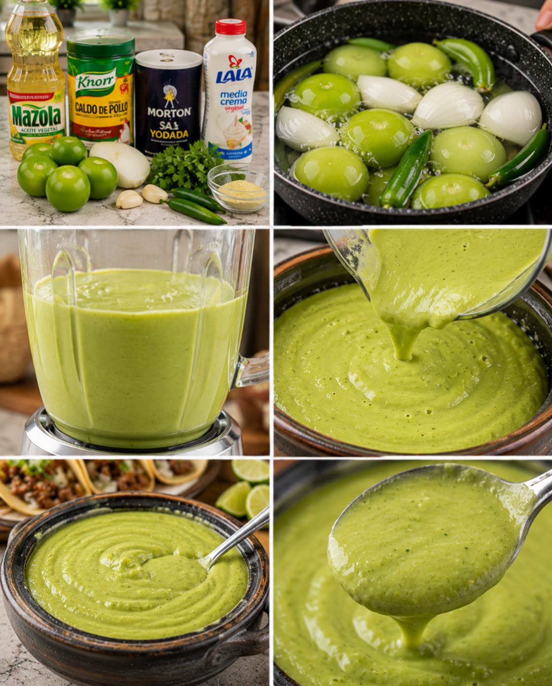 🥑🌶️✨ SALSA DE AGUACATE SIN AGUACATE (ESTILO TAQUERÍA)