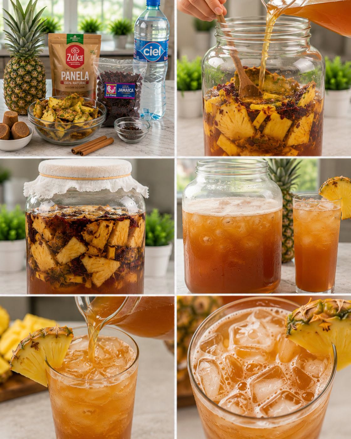 🍍🥤✨ TEPACHE DE PIÑA CASERO