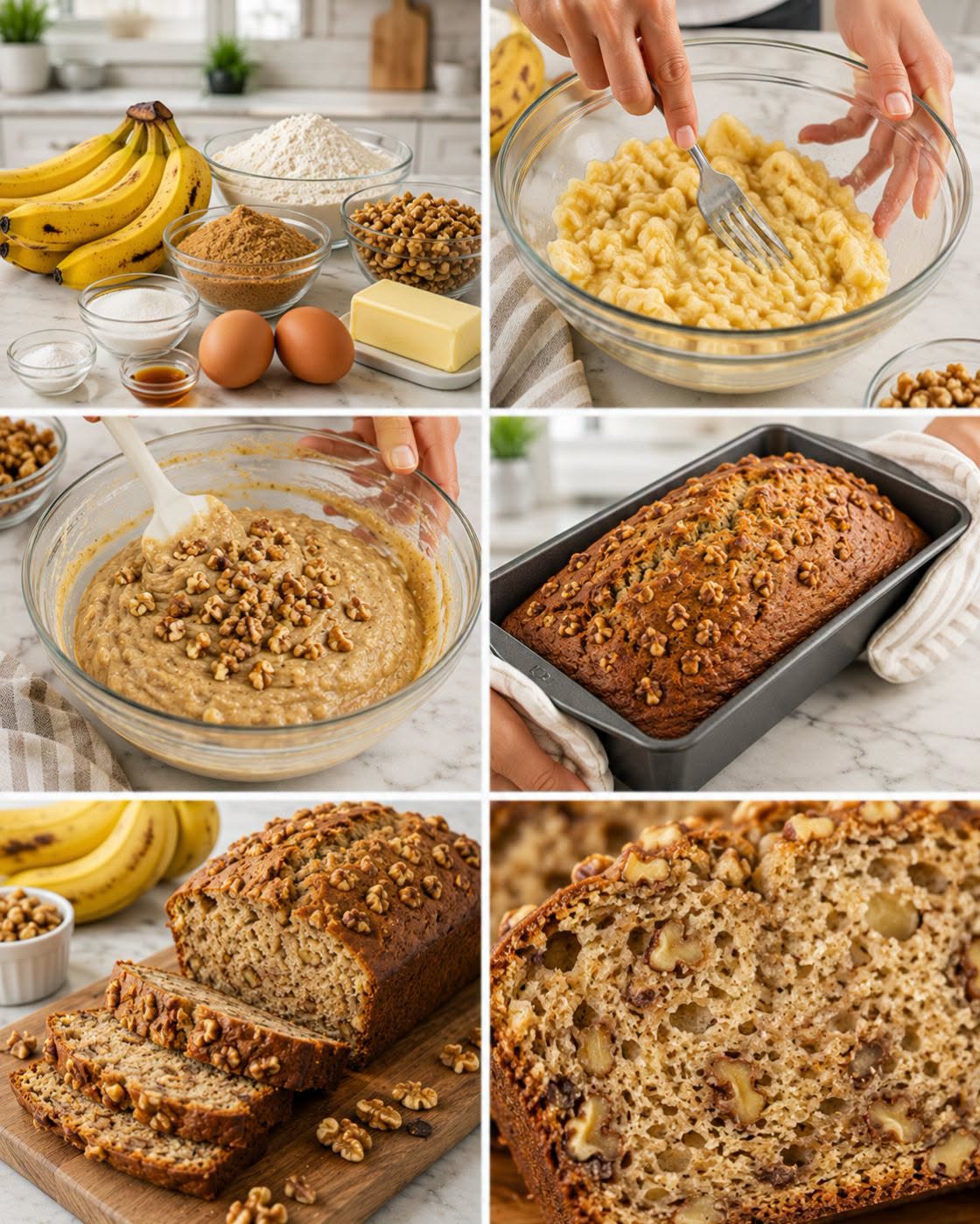 🍌🥜🍞 PAN DE PLÁTANO CON NUEZ