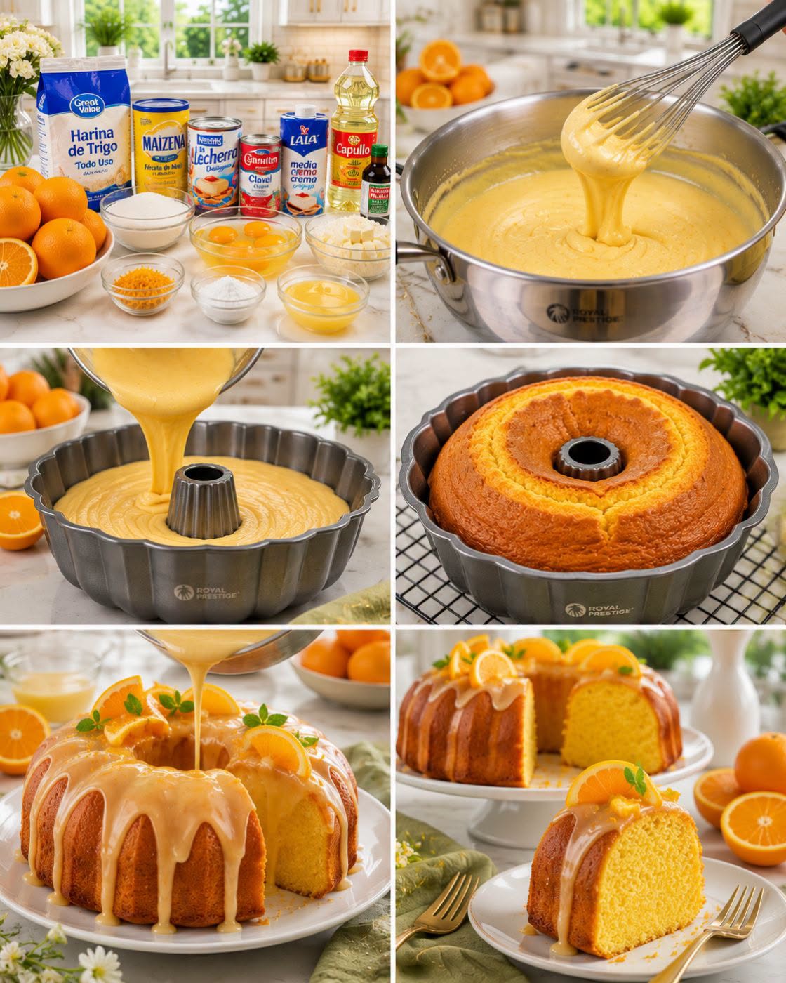 🍊🍰✨ PASTEL DE NARANJA