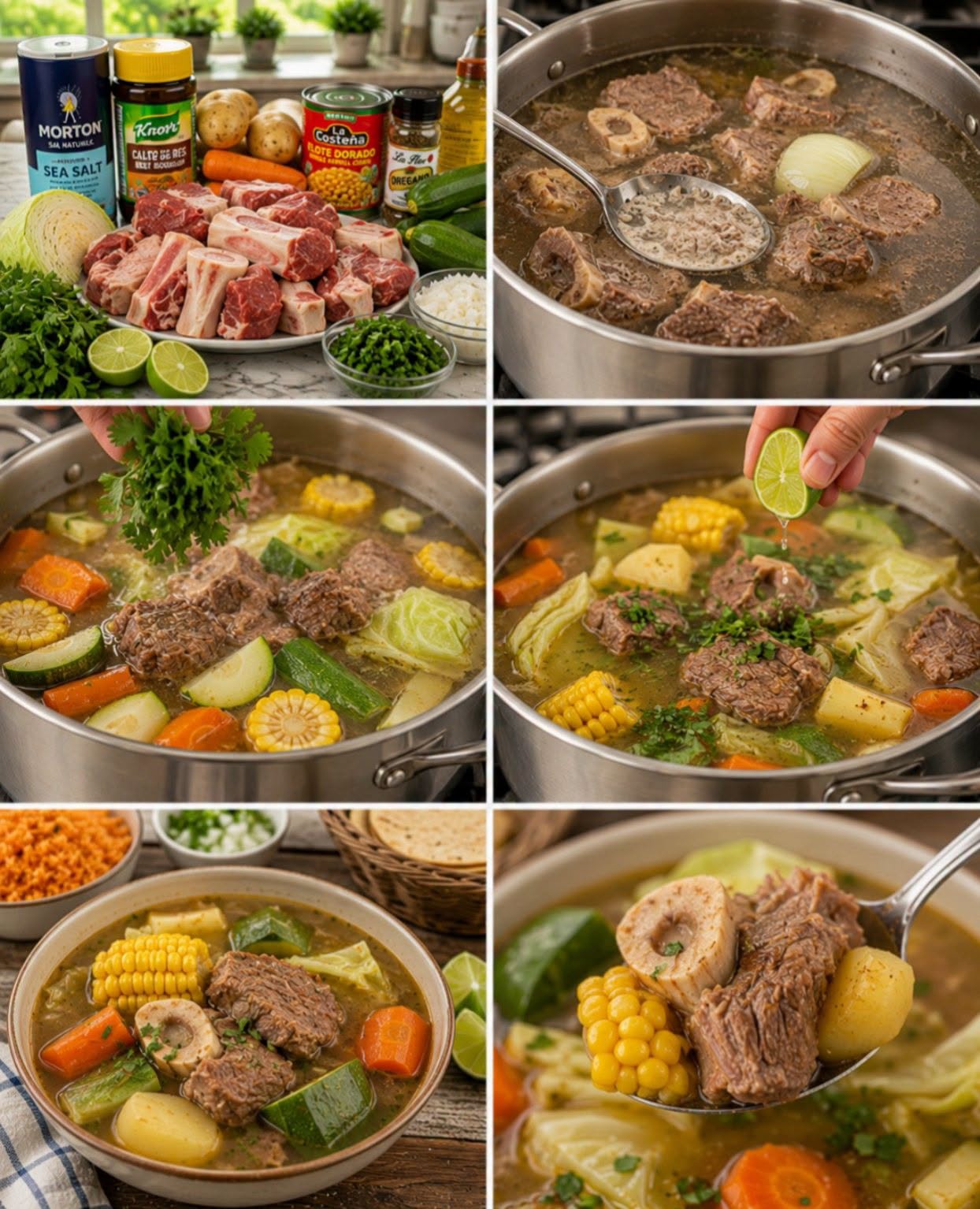 🍲🥩🌽✨ CALDO DE RES CASERO BIEN SERVIDO