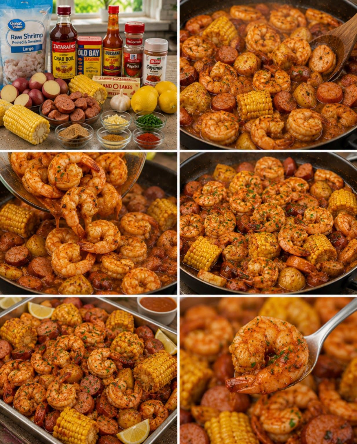 🦐🌽🥔✨ CAMARONES TIPO SEAFOOD BOIL