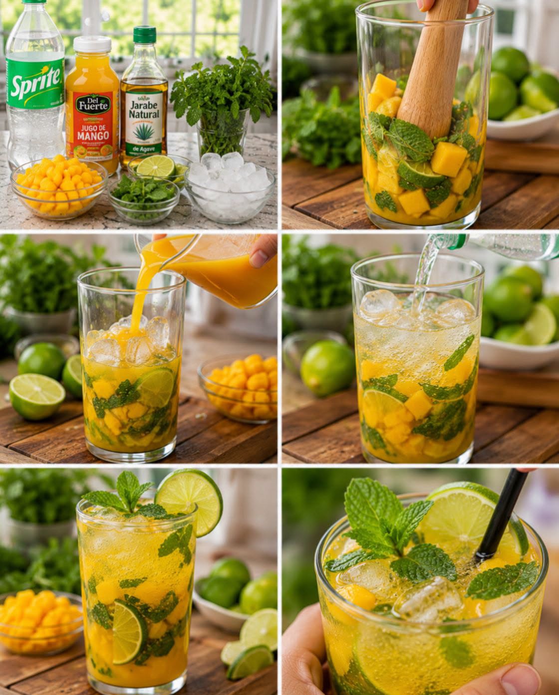 🍹🥭✨ MOJITO DE MANGO SIN ALCOHOL