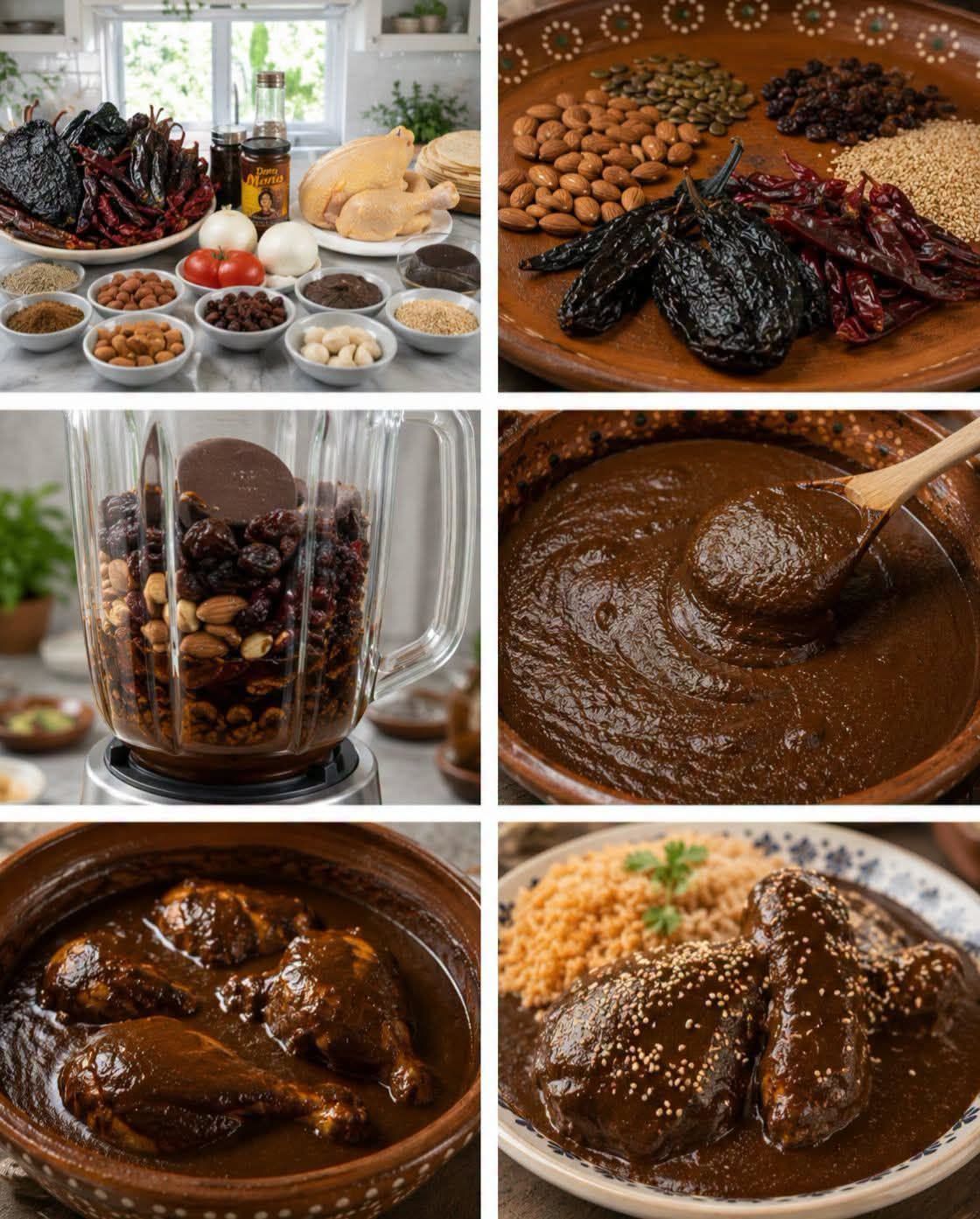 🍗🌶️🍫 MOLE POBLANO CON POLLO