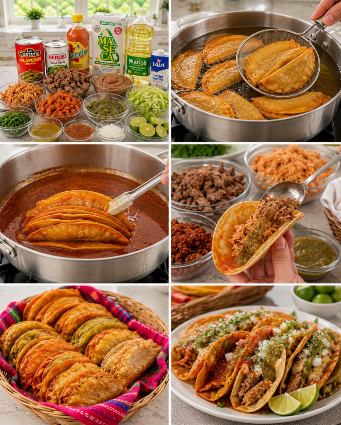🌮🔥✨ TACOS DORADOS SURTIDOS