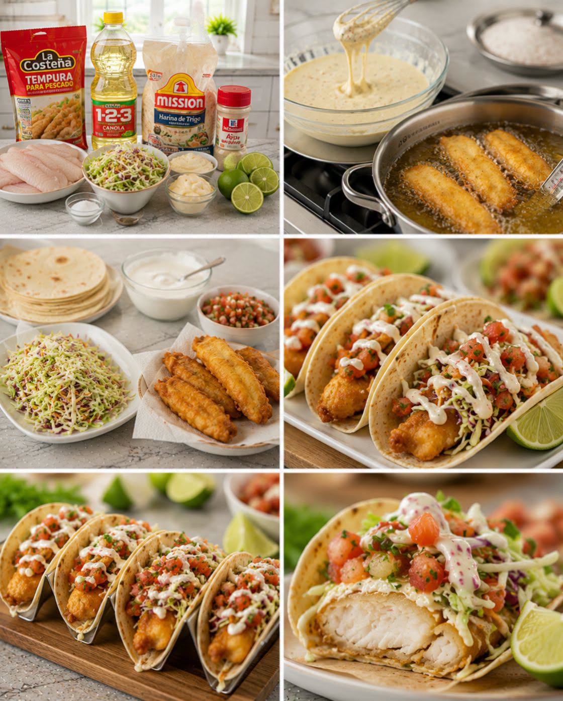 🌮🐟✨ TACOS DE PESCADO CAPEADO ESTILO BAJA