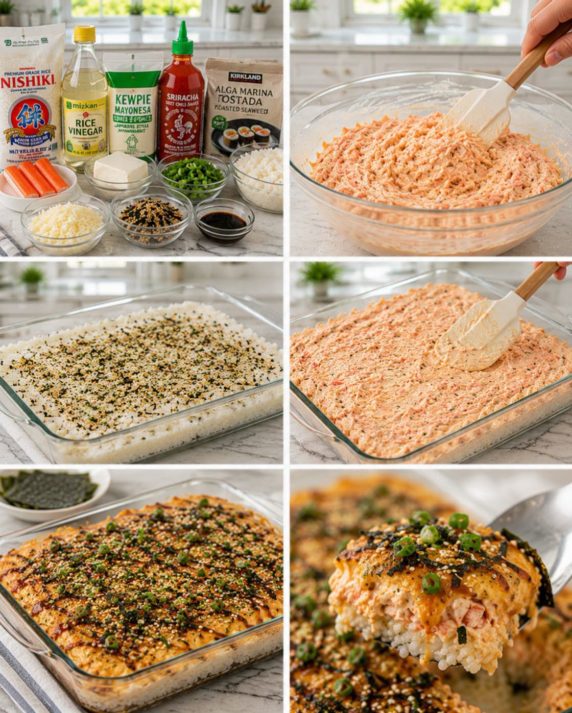 🍣🦀🧀✨ SUSHI BAKE