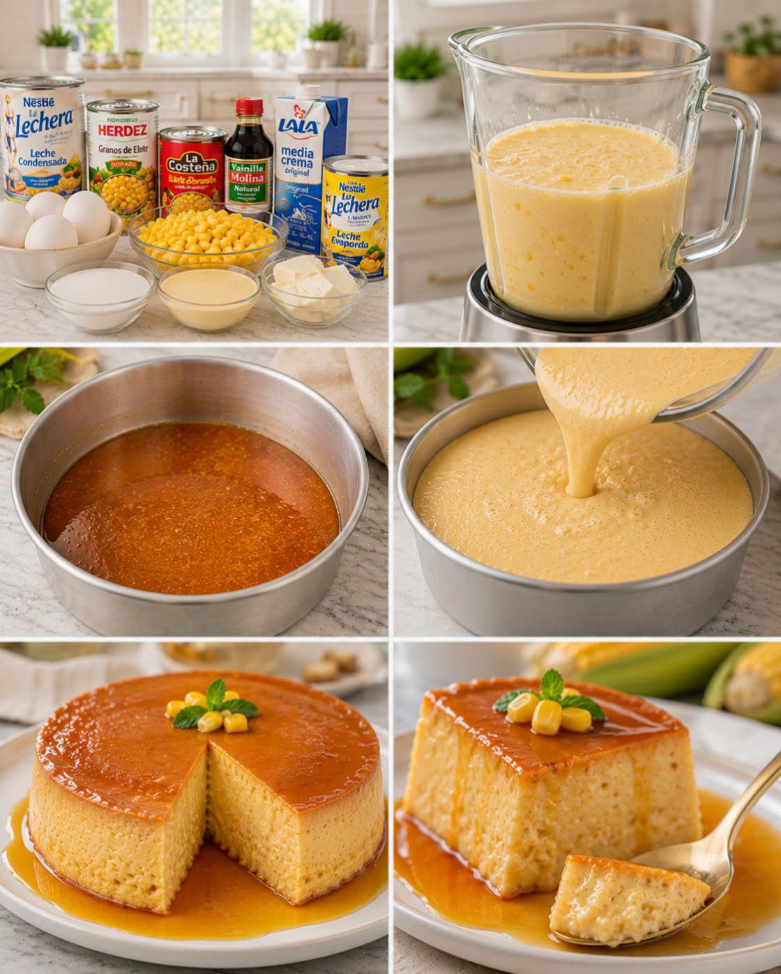 🌽🍮✨ FLAN DE ELOTE