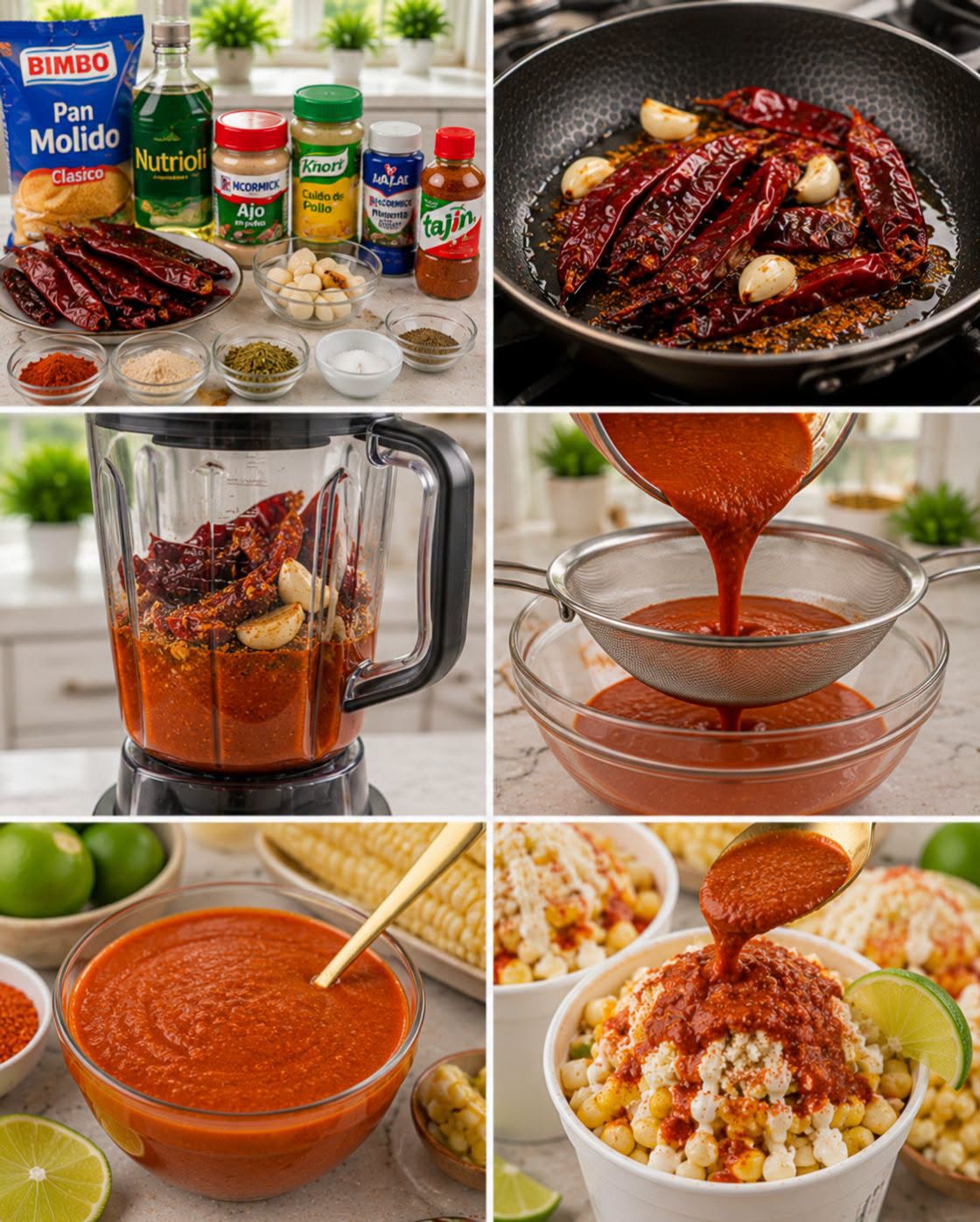 🌶️🌽🔥  SALSA ROJA PARA ELOTES Y ESQUITES