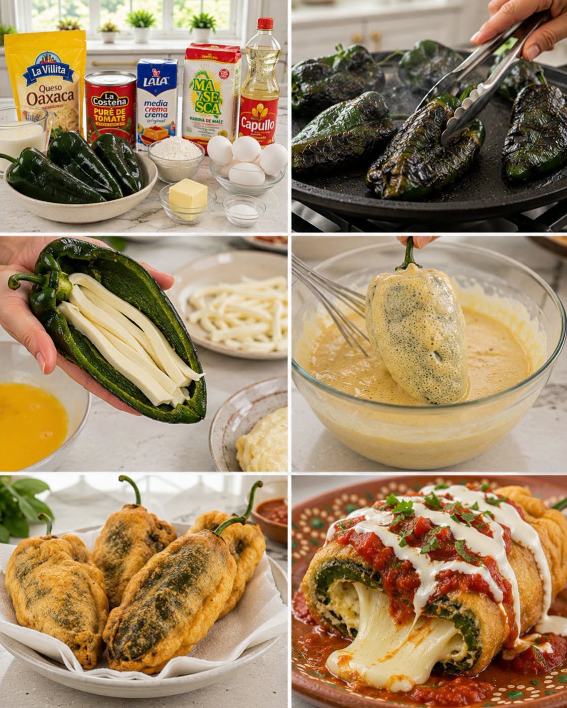 🫑🧀✨ CHILES RELLENOS DE QUESO