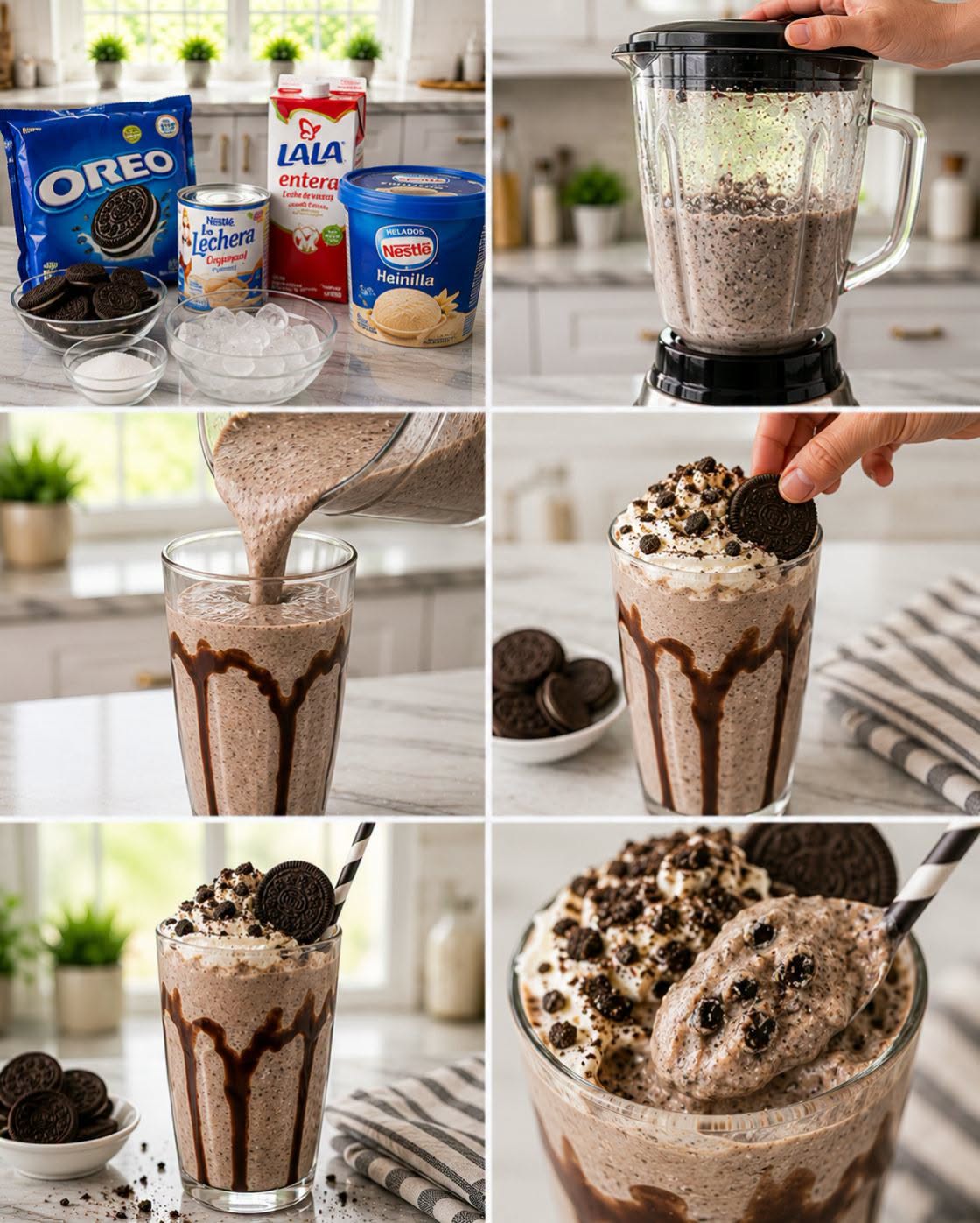 🍪🥤❄️✨ FRAPPÉ DE OREO CASERO