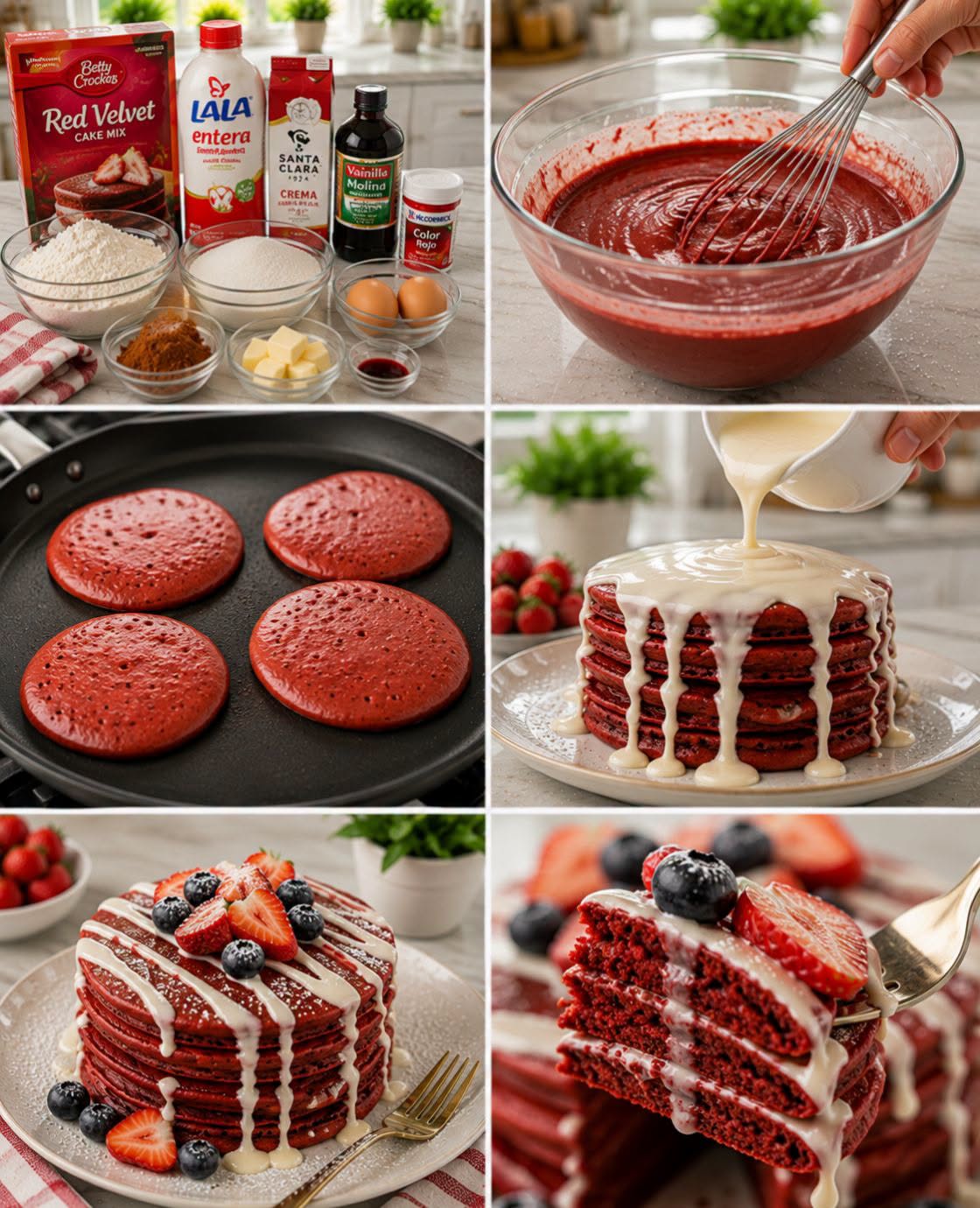 🥞❤️🍓  HOT CAKES RED VELVET