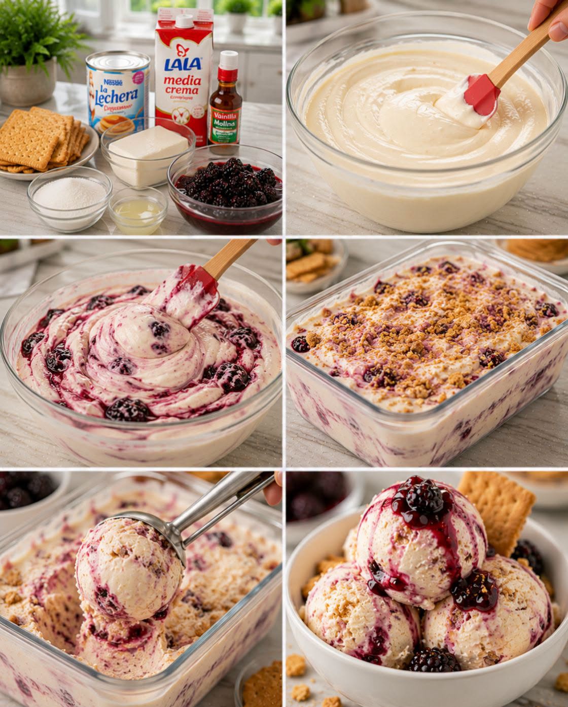 🍦🧀  HELADO DE CHEESECAKE CASERO