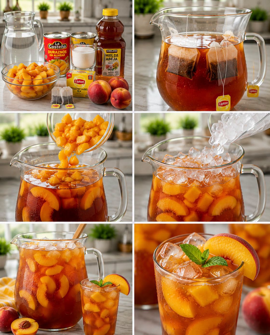 🍑🧋❄️✨ TÉ HELADO DE DURAZNO
