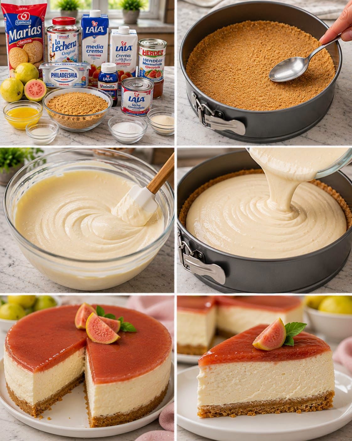 🧀🍈🍰✨ CHEESECAKE DE GUAYABA