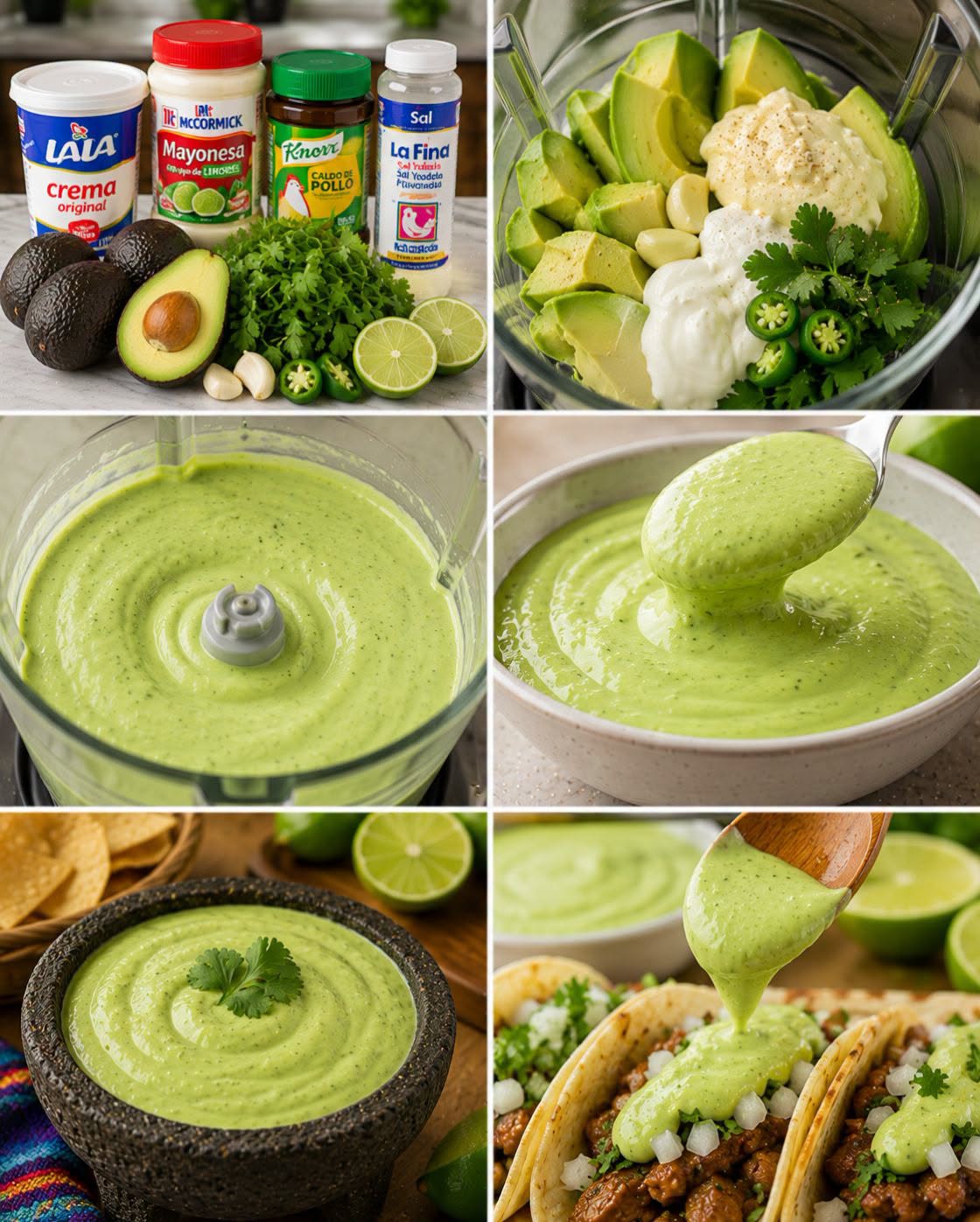 🥑🌶️✨ SALSA DE AGUACATE CREMOSA