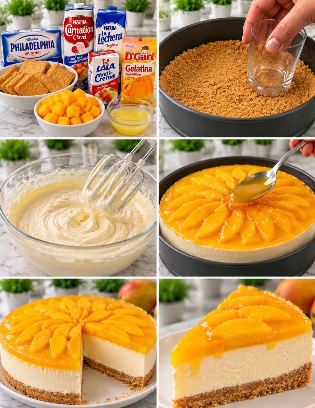 🥭🍰✨ CHEESECAKE DE MANGO
