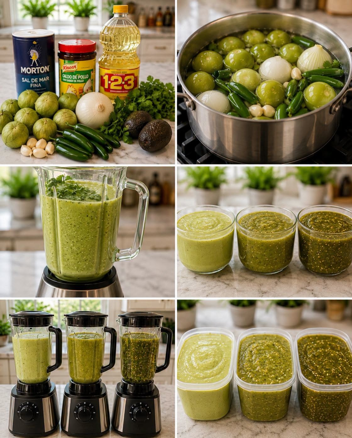 🌶️🥑🟢✨ 3 SALSAS VERDES PARA TACOS (ESTILO TAQUERÍA)