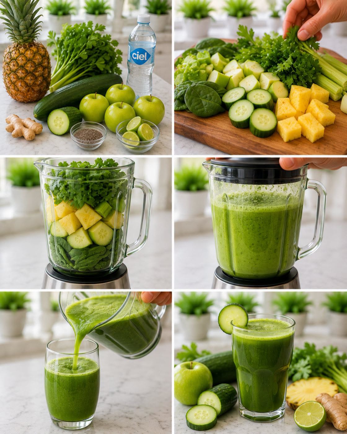 🥬🍏🥒✨ JUGO VERDE DETOX