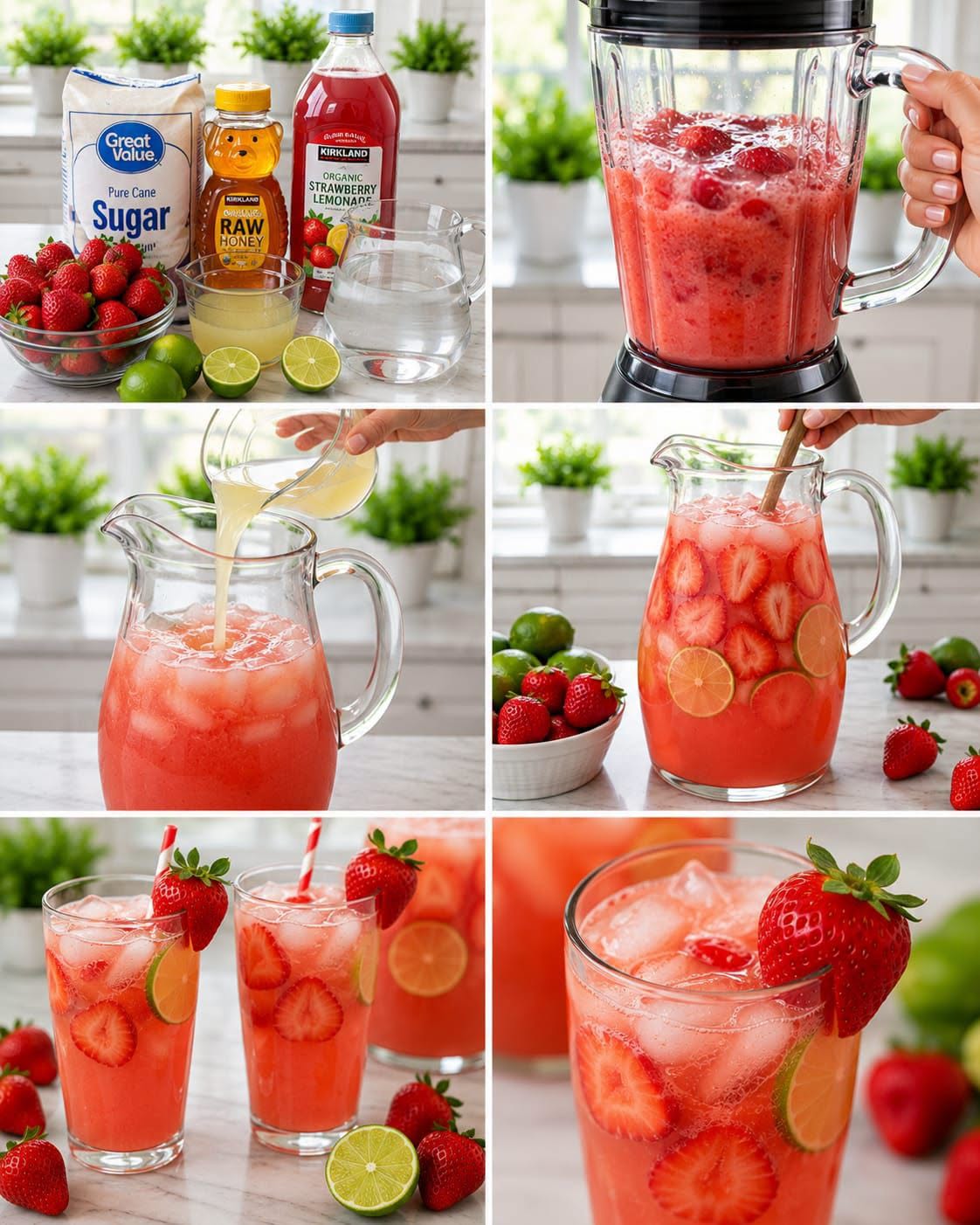 🍓🍋🧊✨ LIMONADA DE FRESA