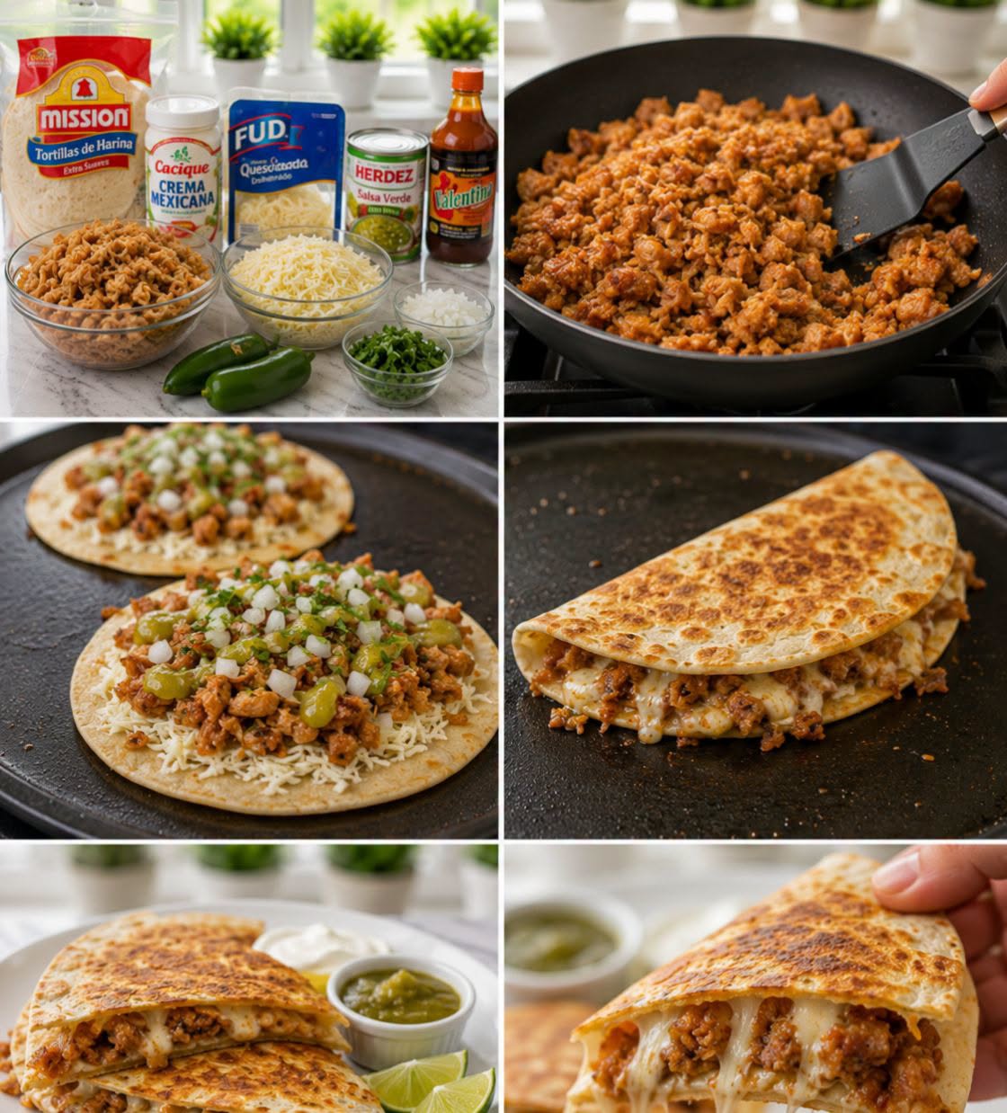 🌮🐷🧀  QUESADILLAS DE CHICHARRÓN PRENSADO