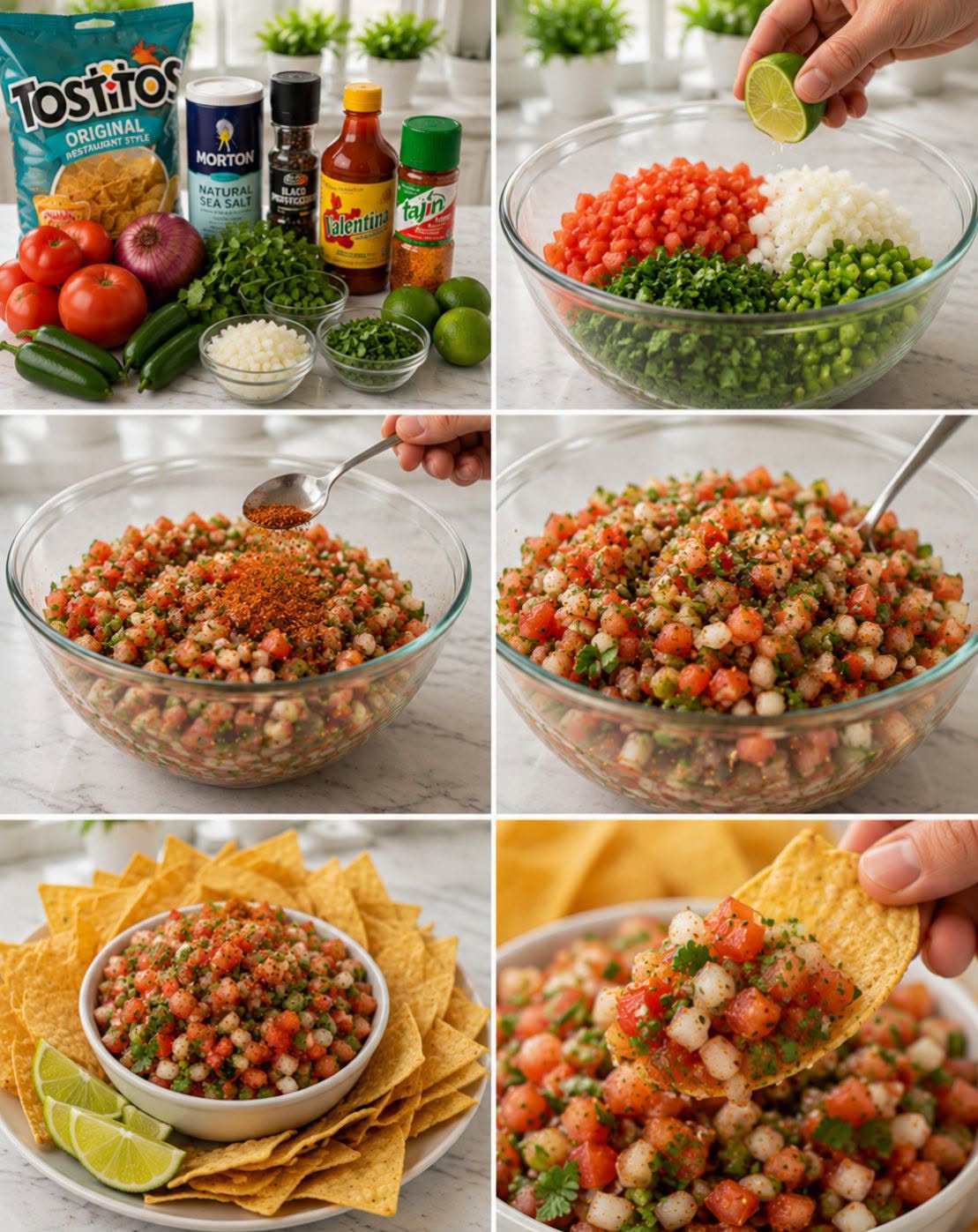 🥣🍅🌶️  PICO DE GALLO CON TOTOPOS