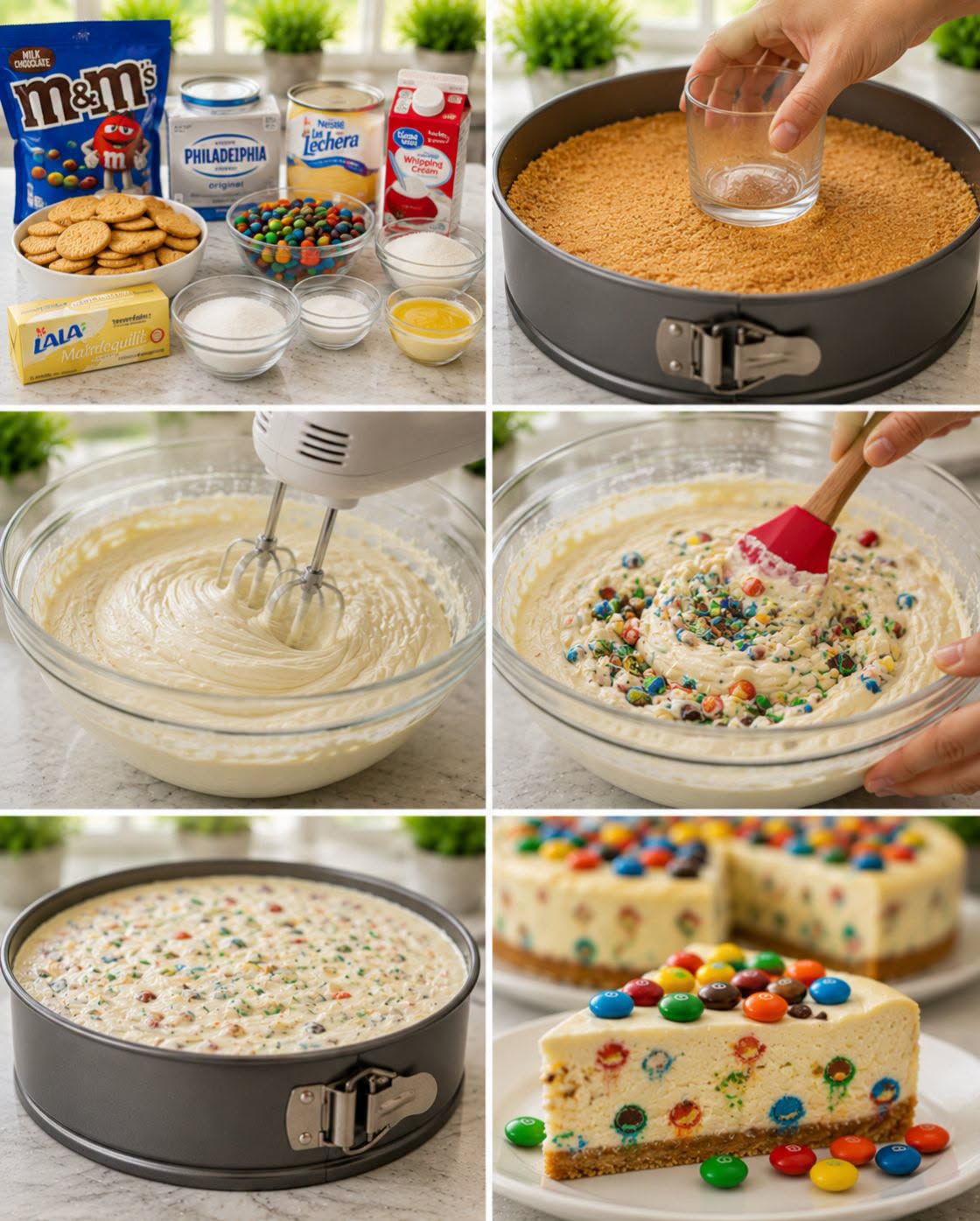 🍫🎉🧀  CHEESECAKE DE M&M'S