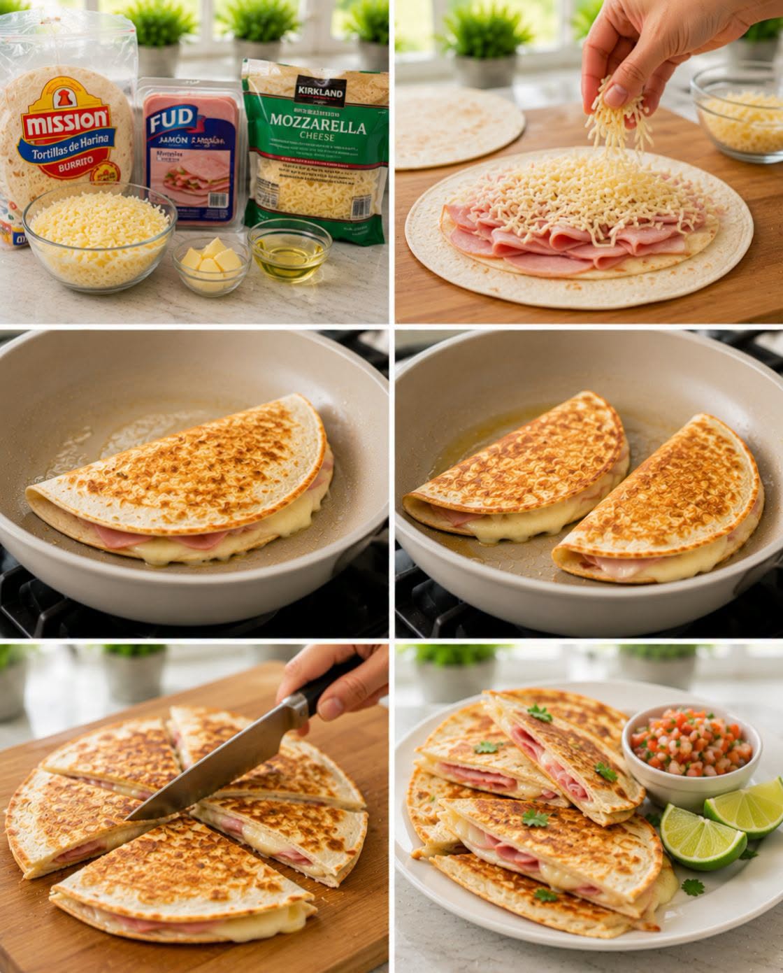 🌮🧀🥓✨ SINCRONIZADAS MEXICANAS DE JAMÓN Y QUESO