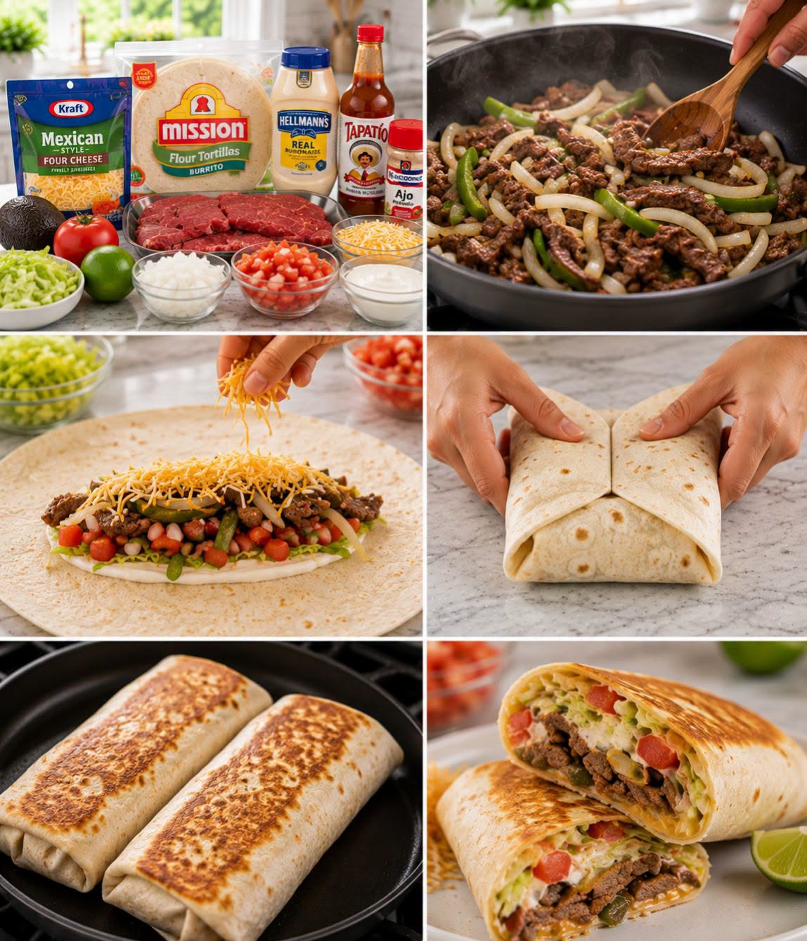 🌯🥩🍟🧀  BURRITOS CALIFORNIA