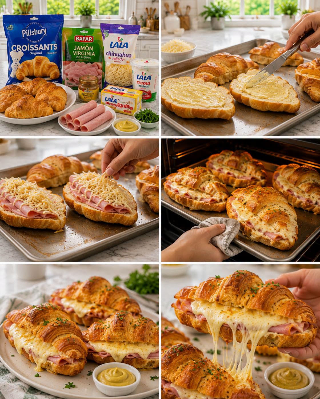 🥐🧀🥓  CROISSANT DE JAMÓN Y QUESO
