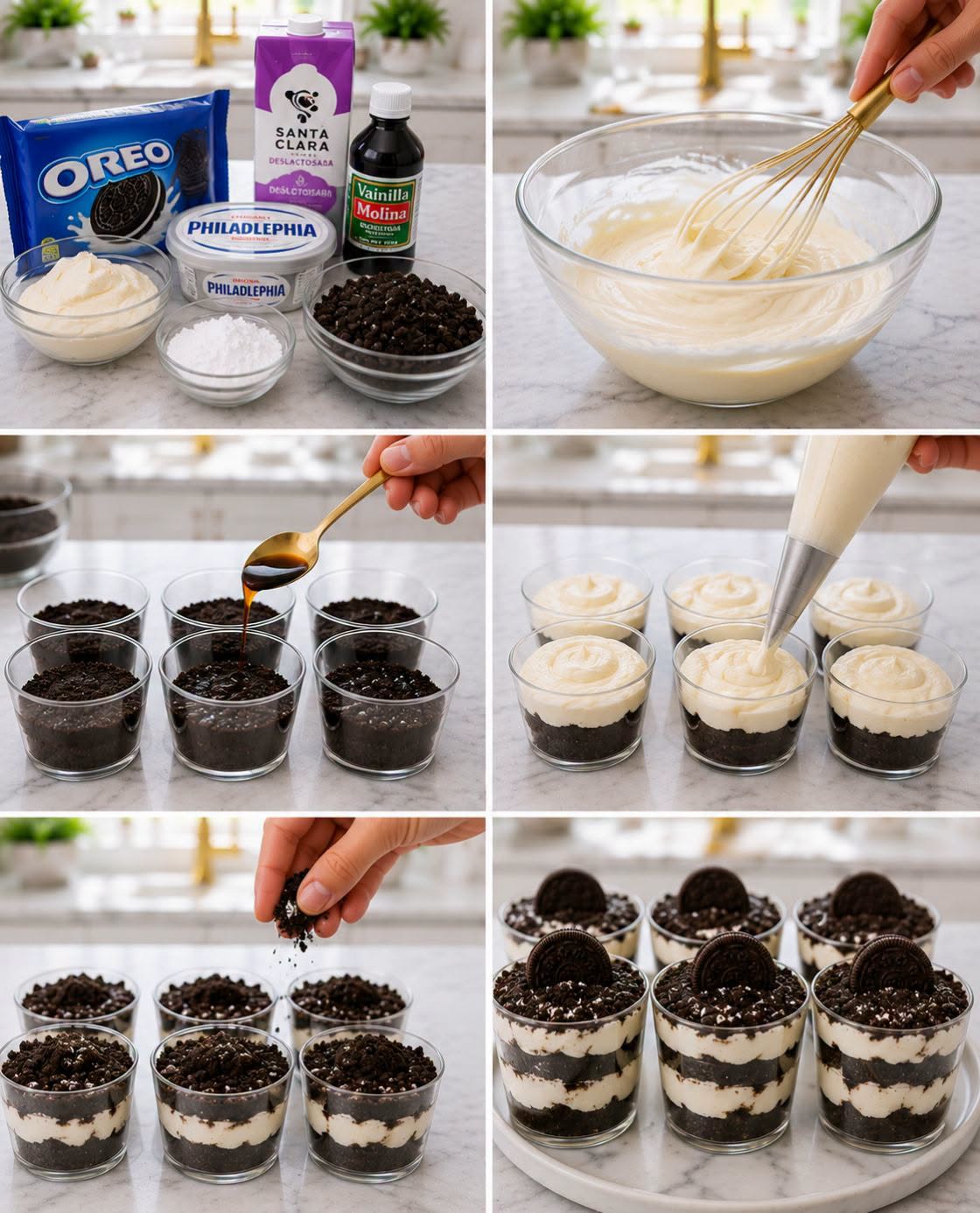 🍪☕🧁✨ MINI TIRAMISÚ DE OREO