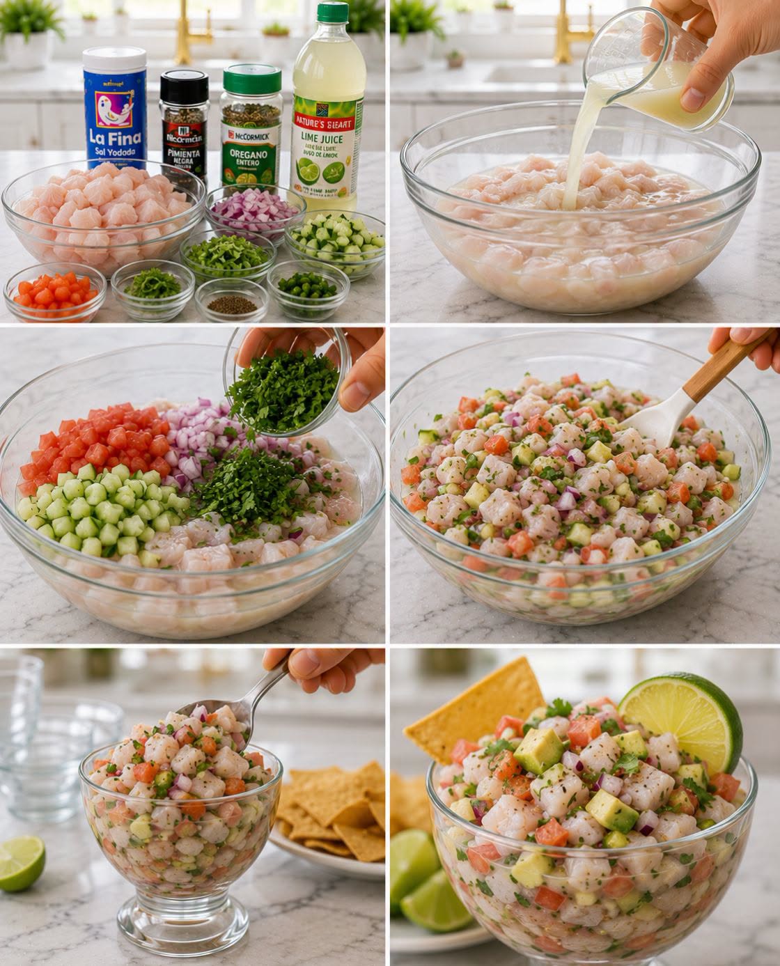 🐟🦐🍋✨ CEVICHE DE TILAPIA