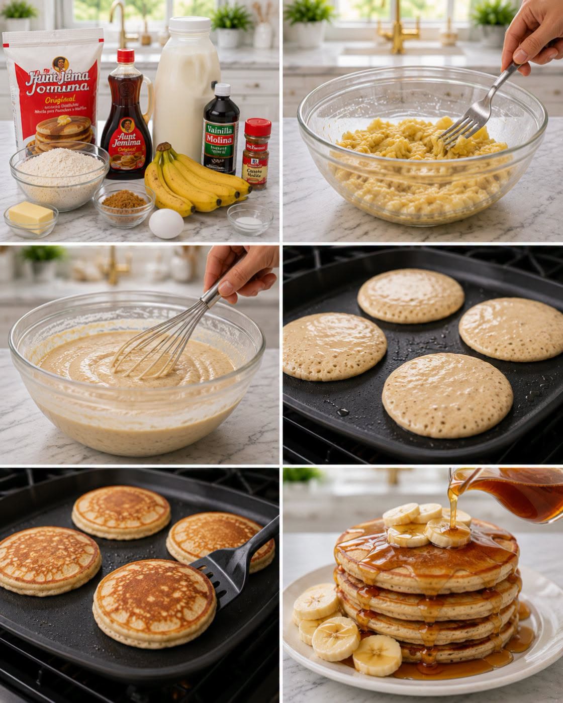 🥞🍌🍯✨ HOT CAKES DE PLÁTANO